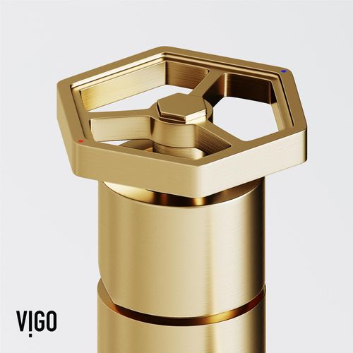 Main product image of Ruxton Single Handle Bathroom Vessel Faucet (Matte Brushed Gold), VG03033MG