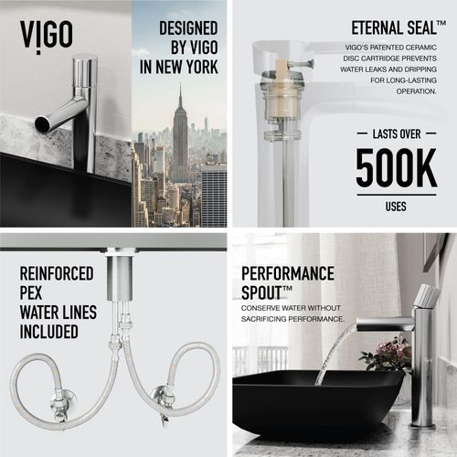 Main product image of Ashford Single Handle Bathroom Vessel Faucet (Chrome), VG03034CH