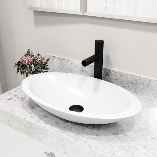 Main product image of Ashford Single Handle Bathroom Vessel Faucet (Matte Black), VG03034MB
