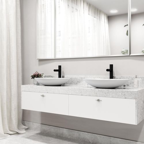 Main product image of Ashford Single Handle Bathroom Vessel Faucet (Matte Black), VG03034MB