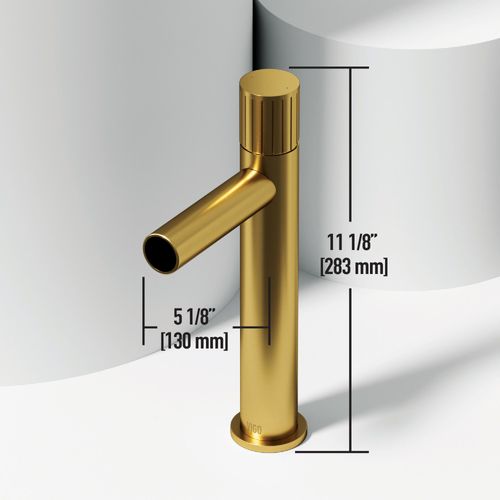 Main product image of Ashford Single Handle Bathroom Vessel Faucet (Matte Brushed Gold), VG03034MG