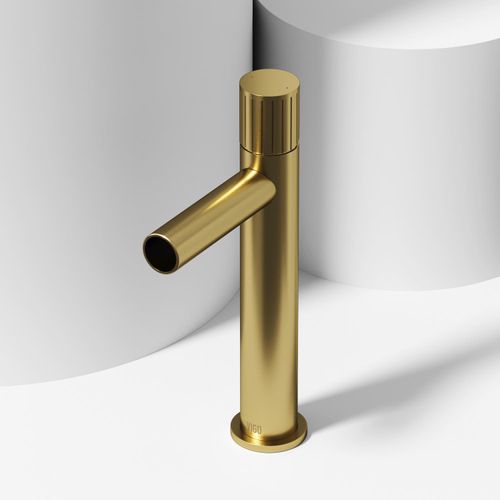 Main product image of Ashford Single Handle Bathroom Vessel Faucet (Matte Brushed Gold), VG03034MG