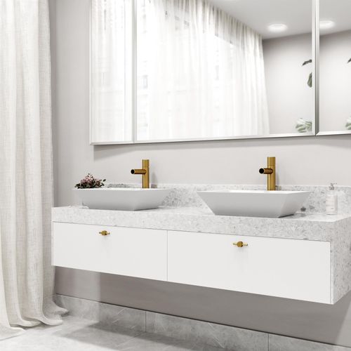 Main product image of Ashford Single Handle Bathroom Vessel Faucet (Matte Brushed Gold), VG03034MG