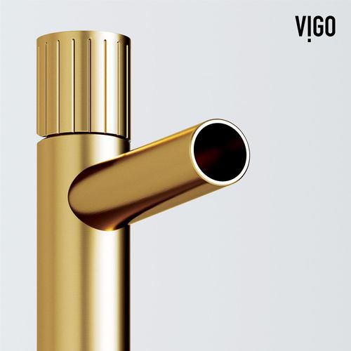 Main product image of Ashford Single Handle Bathroom Vessel Faucet (Matte Brushed Gold), VG03034MG