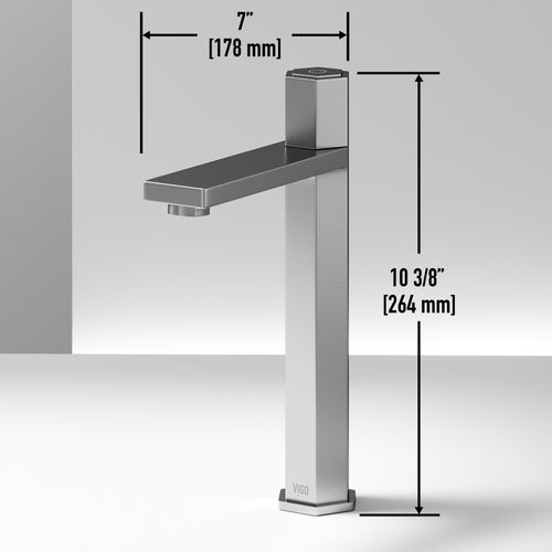 Main product image of Nova Single Handle Bathroom Vessel Faucet (Brushed Nickel), VG03035BN