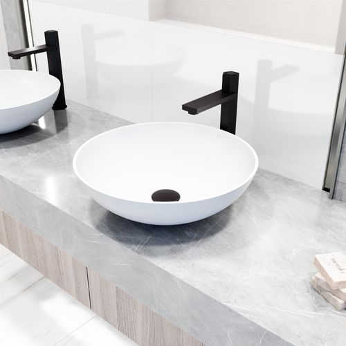 Main product image of Nova Single Handle Bathroom Vessel Faucet (Matte Black), VG03035MB