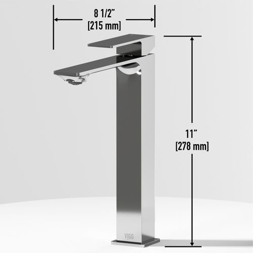 Main product image of Dunn Single Handle Bathroom Vessel Faucet (Chrome), VG03036CH