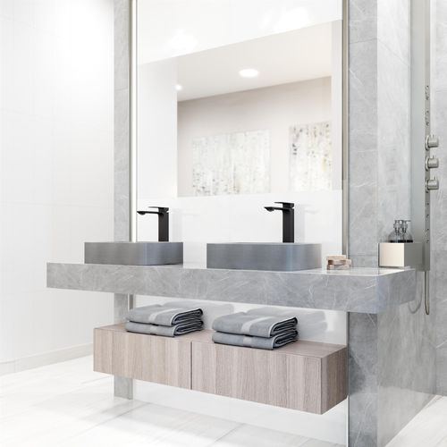 Main product image of Dunn Single Handle Bathroom Vessel Faucet (Matte Black), VG03036MB