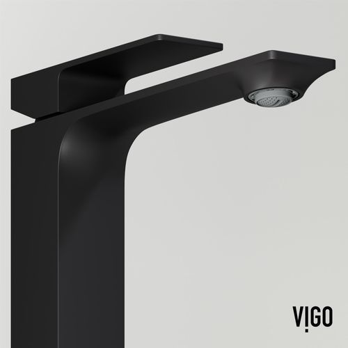 Main product image of Dunn Single Handle Bathroom Vessel Faucet (Matte Black), VG03036MB