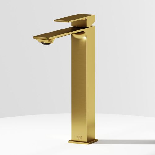 Main product image of Dunn Single Handle Bathroom Vessel Faucet (Matte Brushed Gold), VG03036MG