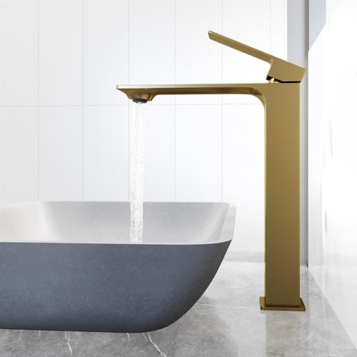 Main product image of Dunn Single Handle Bathroom Vessel Faucet (Matte Brushed Gold), VG03036MG