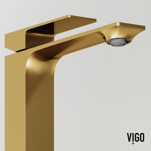 Main product image of Dunn Single Handle Bathroom Vessel Faucet (Matte Brushed Gold), VG03036MG