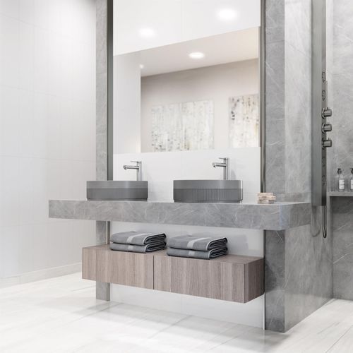 Main product image of Jewel Single Handle Bathroom Vessel Faucet (Brushed Nickel), VG03037BN
