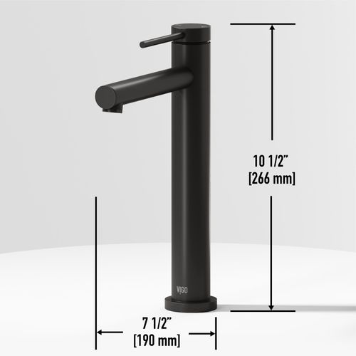 Main product image of Jewel Single Handle Bathroom Vessel Faucet (Matte Black), VG03037MB