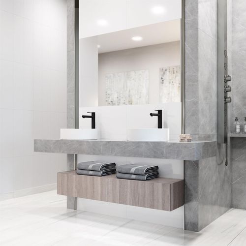 Main product image of Jewel Single Handle Bathroom Vessel Faucet (Matte Black), VG03037MB