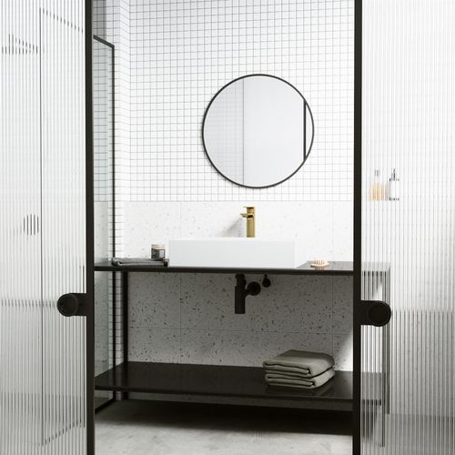 Main product image of Bryant Matte Stone 23" x 15" x 5" Rectangular Vessel Bathroom Sink (Modern White)