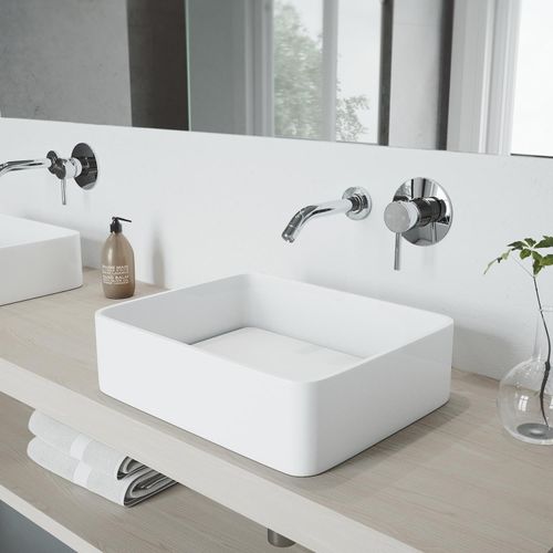 Main product image of Olus Single Handle Wall Mount Bathroom Faucet (Chrome), VG05001CH