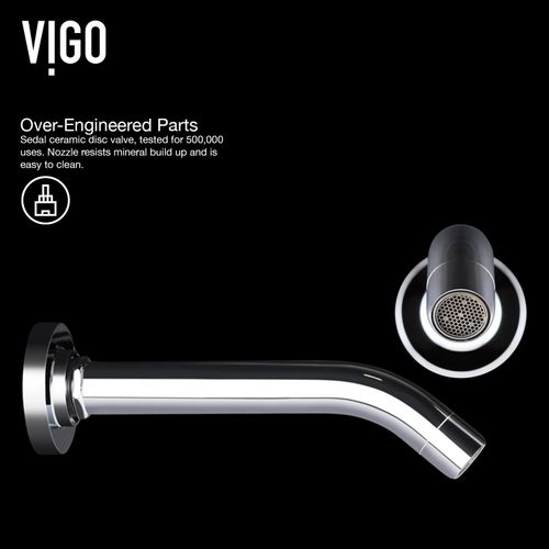 Main product image of Olus Single Handle Wall Mount Bathroom Faucet (Chrome), VG05001CH