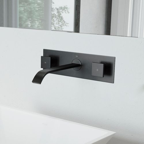Main product image of Titus Two Handle Bathroom Faucet (Matte Black), VG05002MB