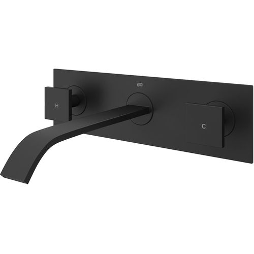 Main product image of Titus Two Handle Bathroom Faucet (Matte Black), VG05002MB