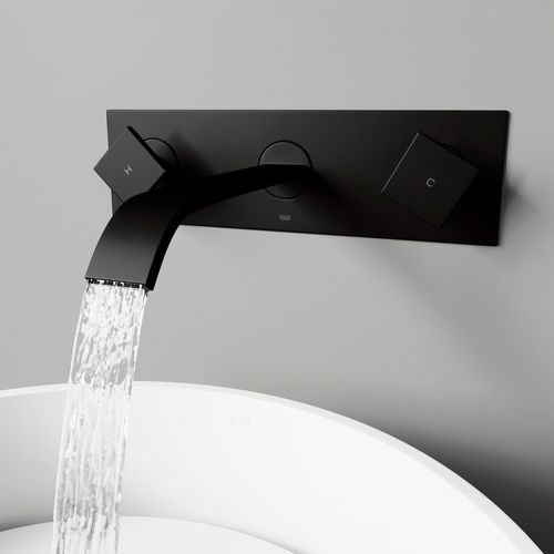 Main product image of Titus Two Handle Bathroom Faucet (Matte Black), VG05002MB