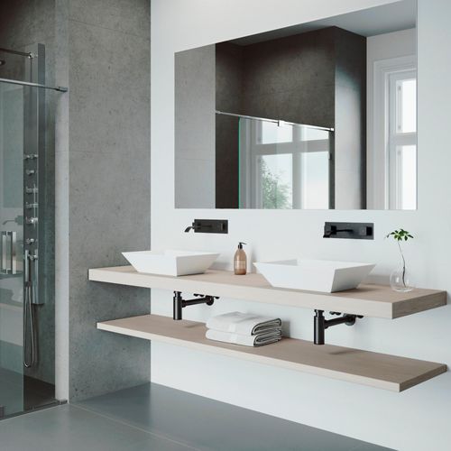 Main product image of Titus Two Handle Bathroom Faucet (Matte Black), VG05002MB