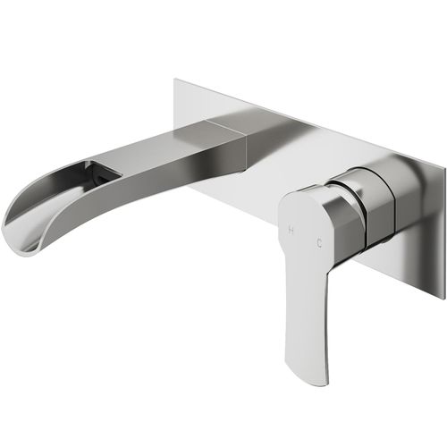 Main product image of Cornelius Single Handle Wall Mount Bathroom Faucet (Brushed Nickel), VG05004BN