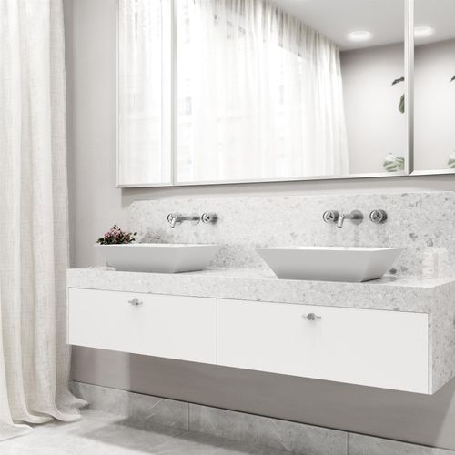 Main product image of Cass Two Handle Wall Mount Bathroom Faucet (Chrome), VG05007CH