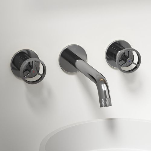 Main product image of Cass Two Handle Wall Mount Bathroom Faucet (Chrome), VG05007CH