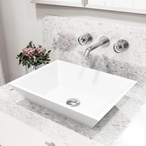 Main product image of Cass Two Handle Wall Mount Bathroom Faucet (Chrome), VG05007CH