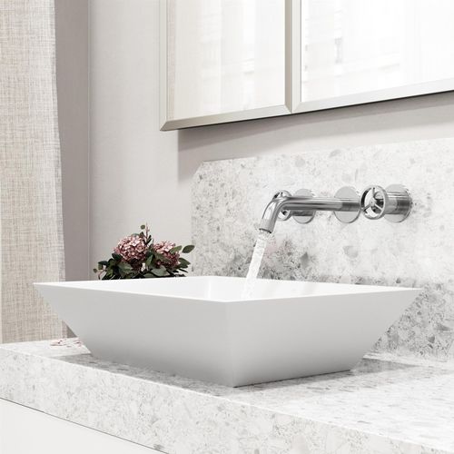 Main product image of Cass Two Handle Wall Mount Bathroom Faucet (Chrome), VG05007CH