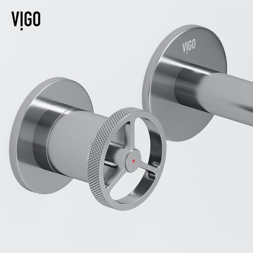 Main product image of Cass Two Handle Wall Mount Bathroom Faucet (Chrome), VG05007CH