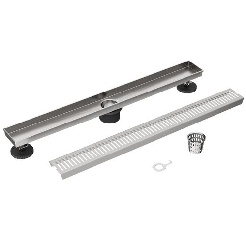 Main product image of Elan 24" Linear Shower Drain (Brushed Nickel)