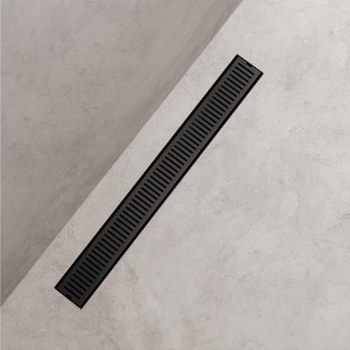 Main product image of Elan 24" Linear Shower Drain (Matte Black)