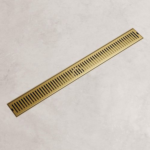 Main product image of Elan 24" Linear Shower Drain (Matte Brushed Gold)