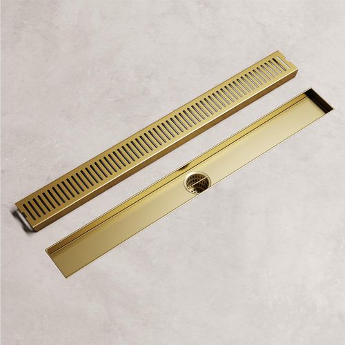 Main product image of Elan 24" Linear Shower Drain (Matte Brushed Gold)