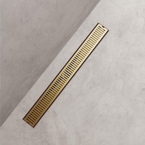 Main product image of Elan 24" Linear Shower Drain (Matte Brushed Gold)