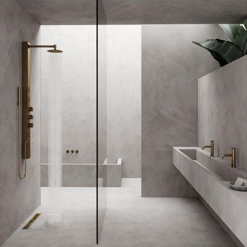 Main product image of Elan 24" Linear Shower Drain (Matte Brushed Gold)