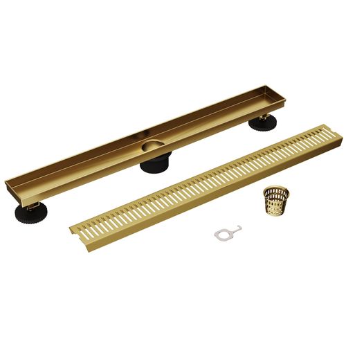 Main product image of Elan 24" Linear Shower Drain (Matte Brushed Gold)