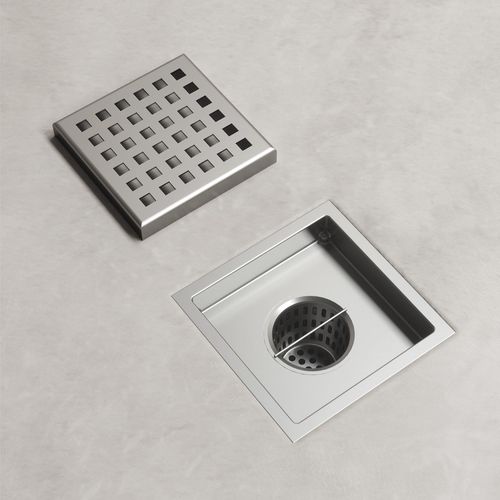 Main product image of Elan Square Shower Drain (Brushed Nickel)