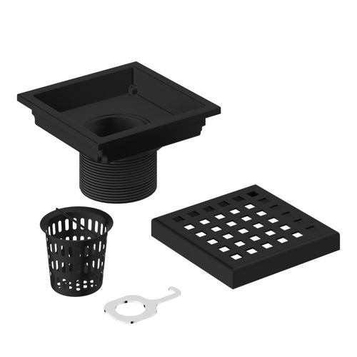 Main product image of Elan Square Shower Drain (Matte Black)