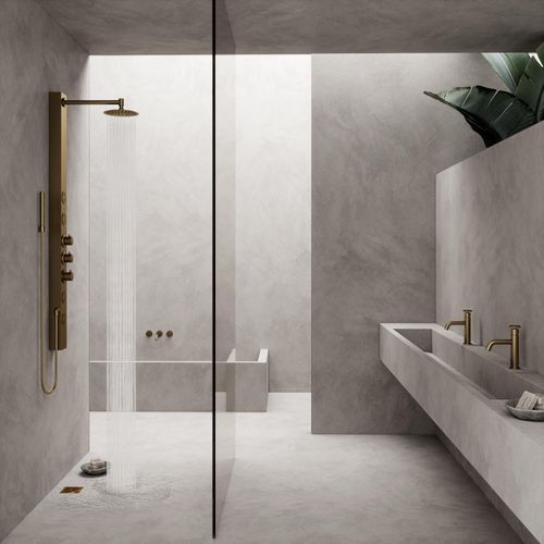 Main product image of Elan Square Shower Drain (Matte Brushed Gold)