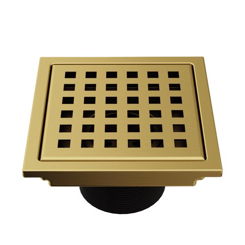 Main product image of Elan Square Shower Drain (Matte Brushed Gold)