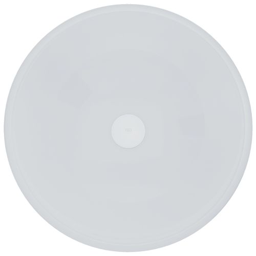Main product image of Giovanni Glass 17" x 17" x 6" Round Vessel Bathroom Sink (Frosted White)