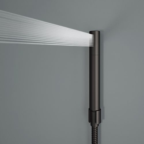 Main product image of Rector 2-Jet Shower Panel System w/ Adj. Square Head & Shower Wand, 1.8 GPM (Matte Black)