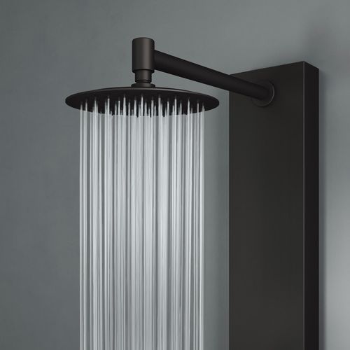 Main product image of Ellington 4-Jet Shower Panel System w/ Adj. Round Head & Shower Wand, 1.8 GPM (Matte Black)