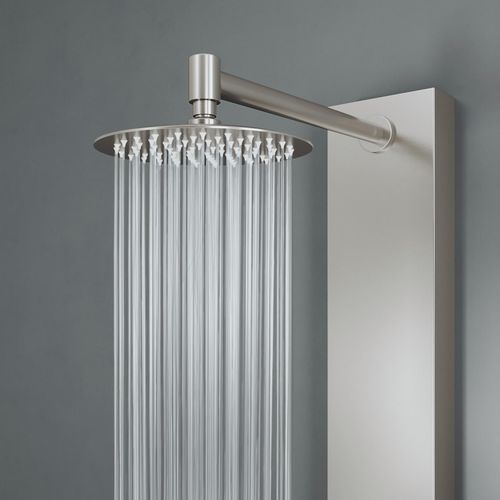 Main product image of Ellington 4-Jet Shower Panel System w/ Adj. Round Head & Shower Wand, 1.8 GPM (Stainless Steel)