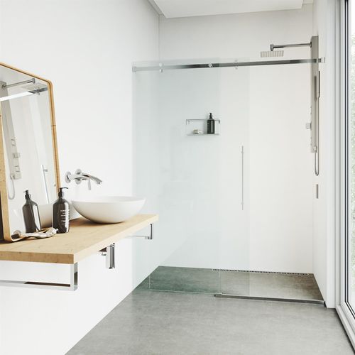 Main product image of Orchid 2-Jet Shower Panel System w/ Adj. Square Head & Shower Wand, 1.8 GPM (Stainless Steel)