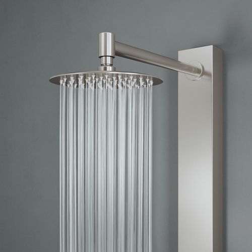 Main product image of Gardenia 2-Jet Shower Panel System/ Adj. Round Head & Shower Wand, 1.8 GPM (Stainless Steel)