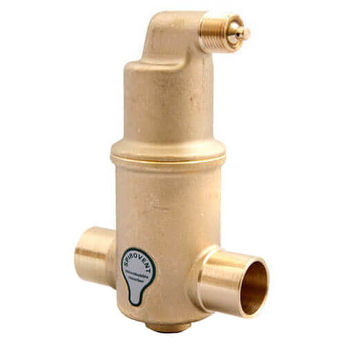 Main product image of 1" Spirovent Jr. Air Eliminator, High Temp (Sweat)